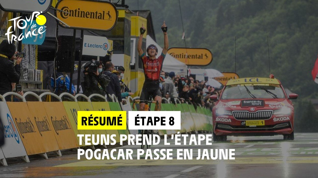 Résumé d'étape - Étape 8 - #TDF2021