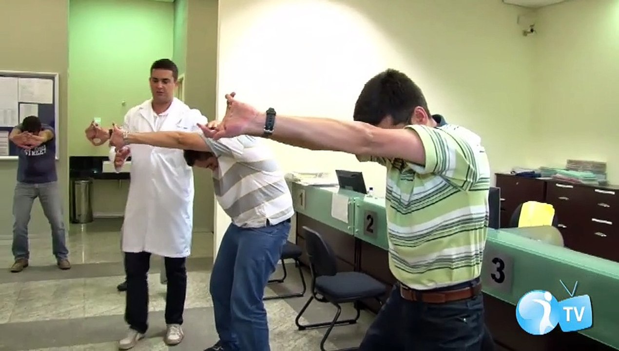 Ginástica laboral - exercícios