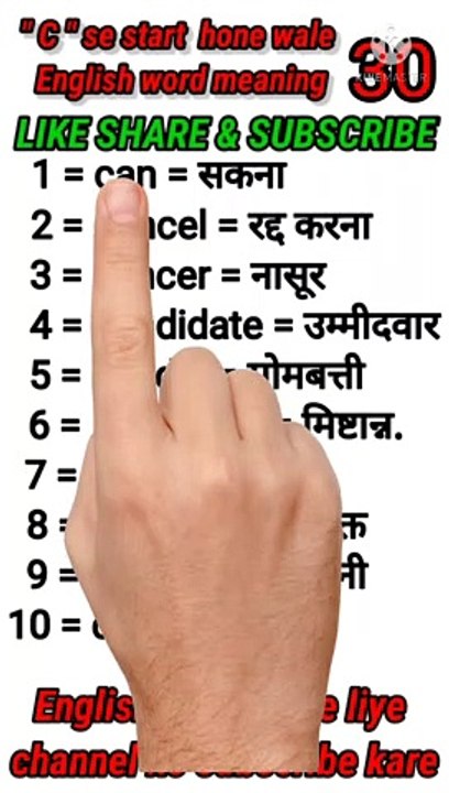 #gyan_available_short_30.  English to Hindi English word meaning // Hindi to English word meaning