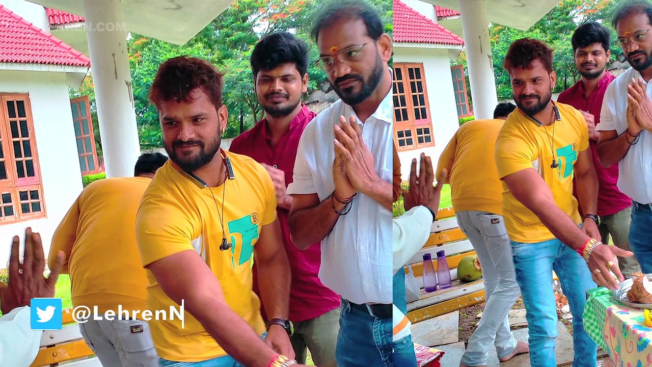 हैदराबाद में शुरू हुई ख़ेसारी लाल यादव की फ़िल्म,साउथ की मेघा श्री होंगी अपोजिट