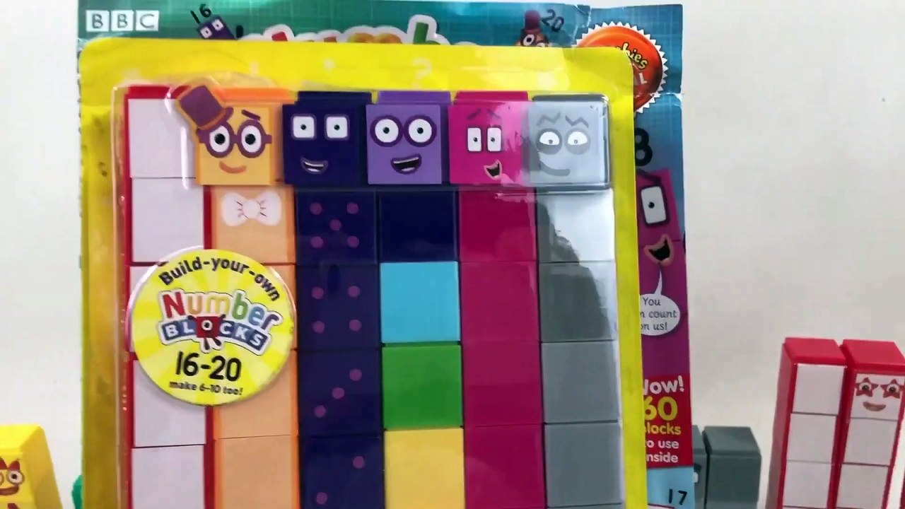 Numberblocks 21 to 29 Custom Building Blocks Set || Keith's Toy Box