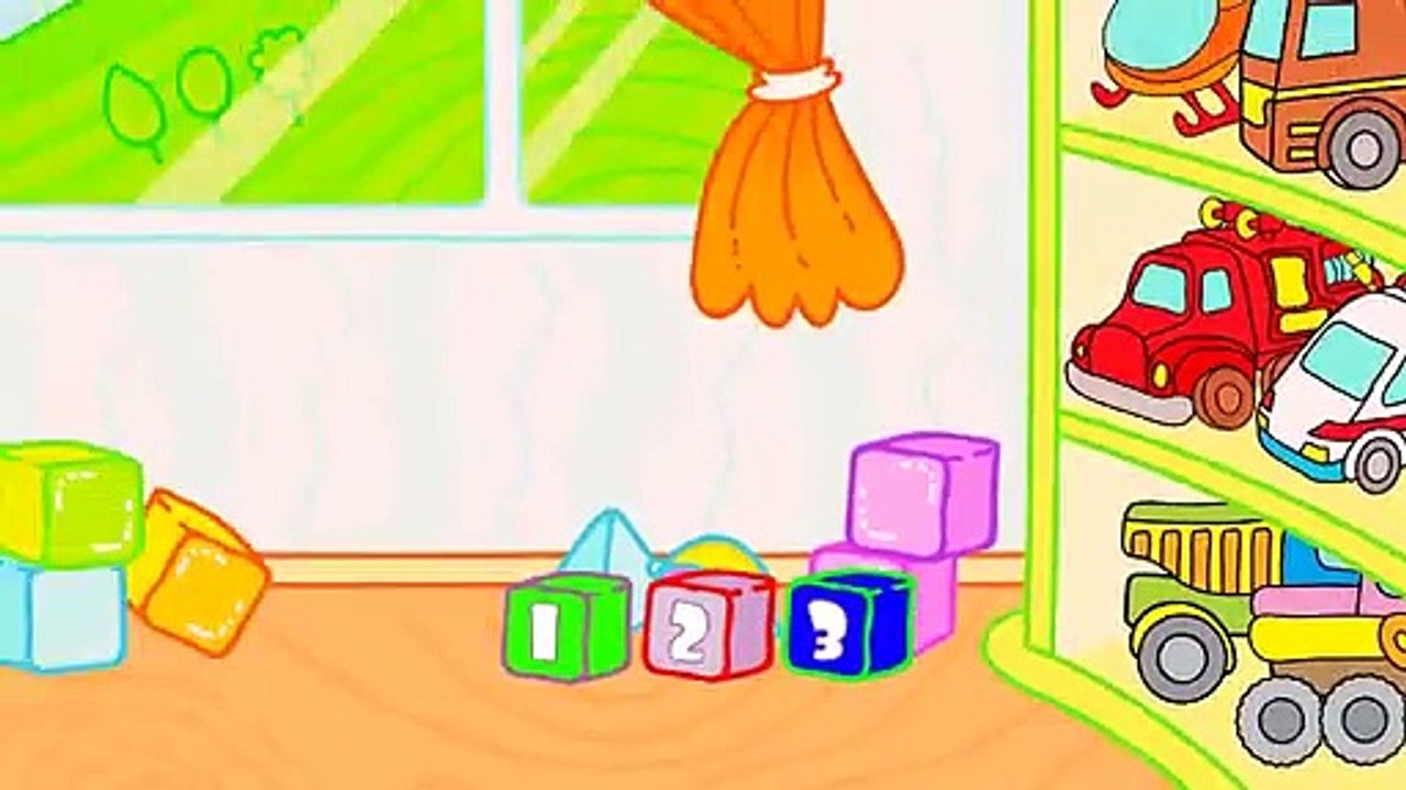 Lernen und malen - Meine Lieblingsspielsachen - Lastwagen und Bulldozer