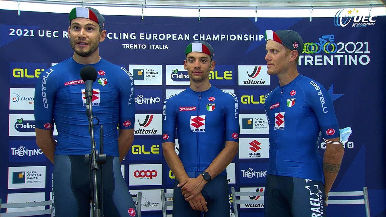 #EuroRoad21 | Filippo Ganna - Marta Cavalli interview