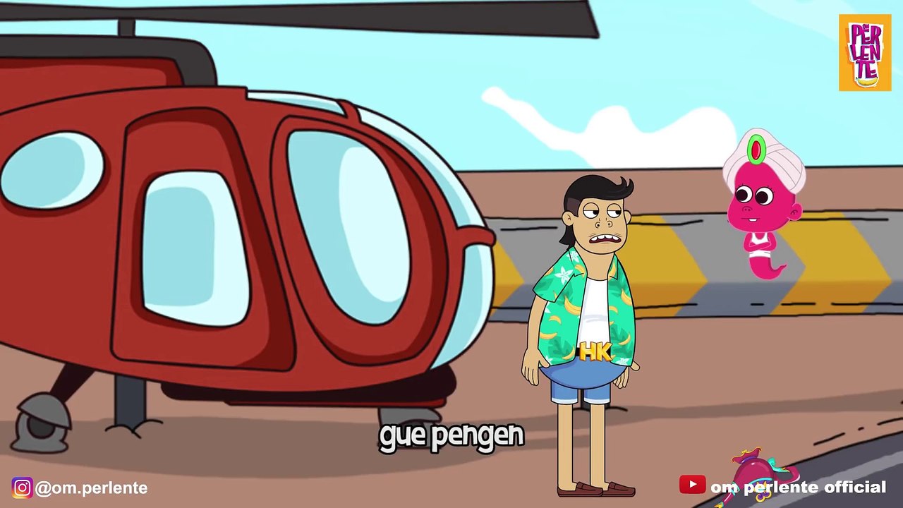 Kartun Lucu Om Perlente  Abang Ojol  Animasi Indonesia Terpopuler