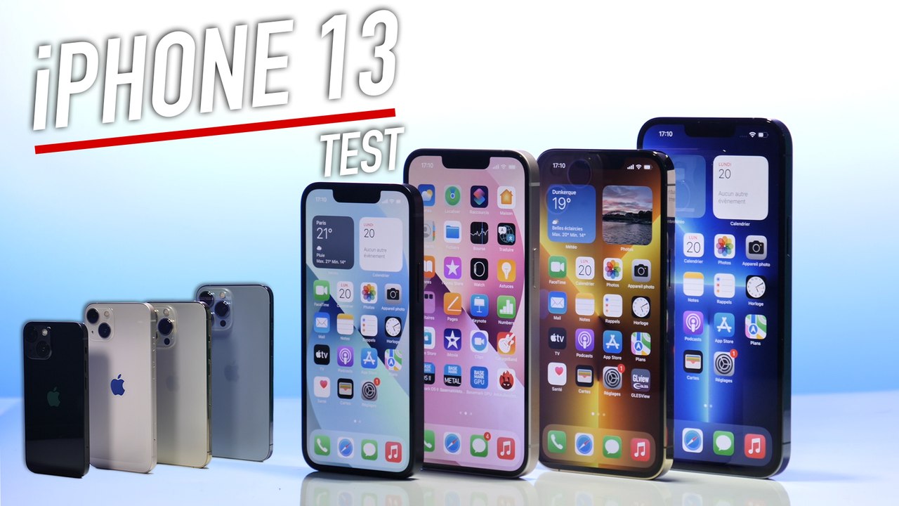Test des iPhone 13, 13 Pro, 13 Pro Max & 13 mini