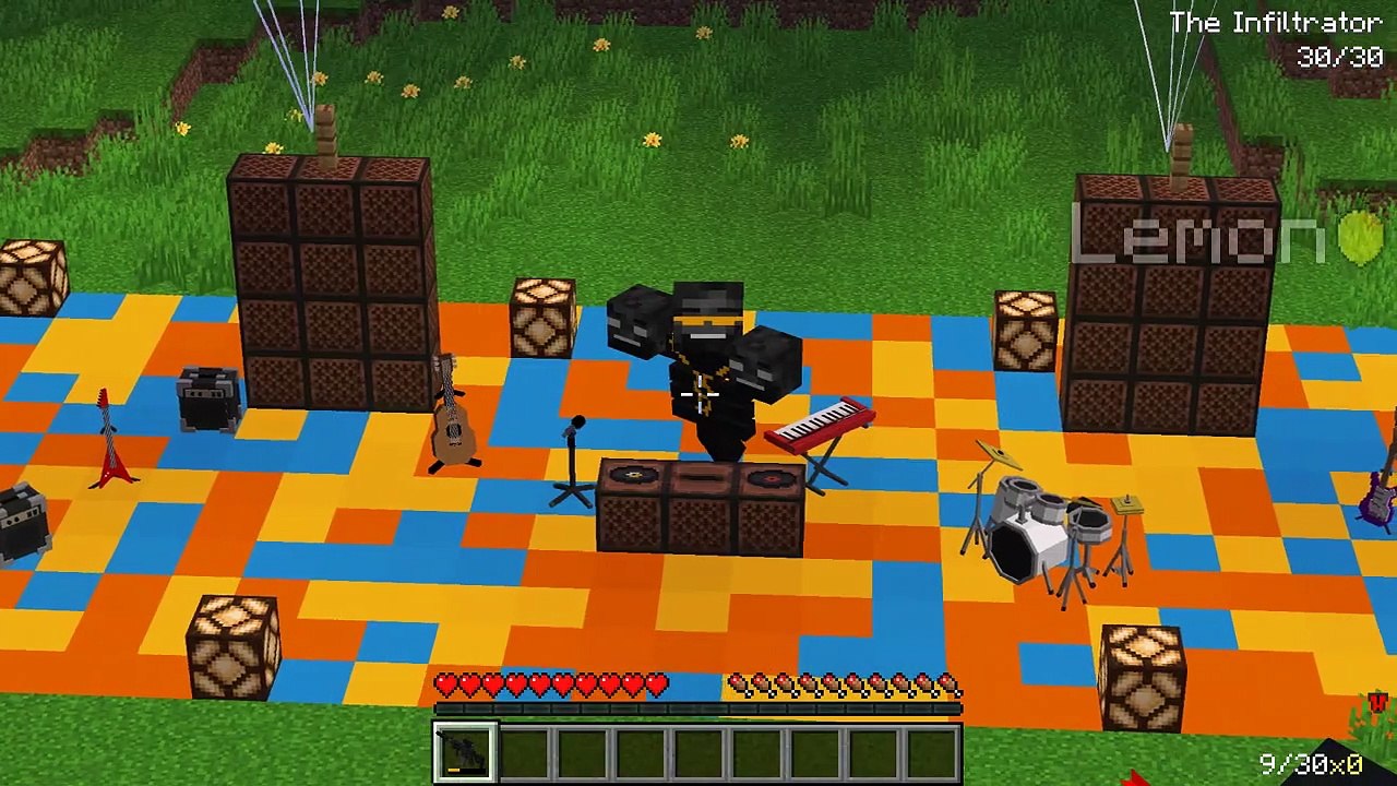 What if you SPAWN A WITHER OF 1000 BLOCKS in Minecraft INCREDIBLY HUGE WITHER