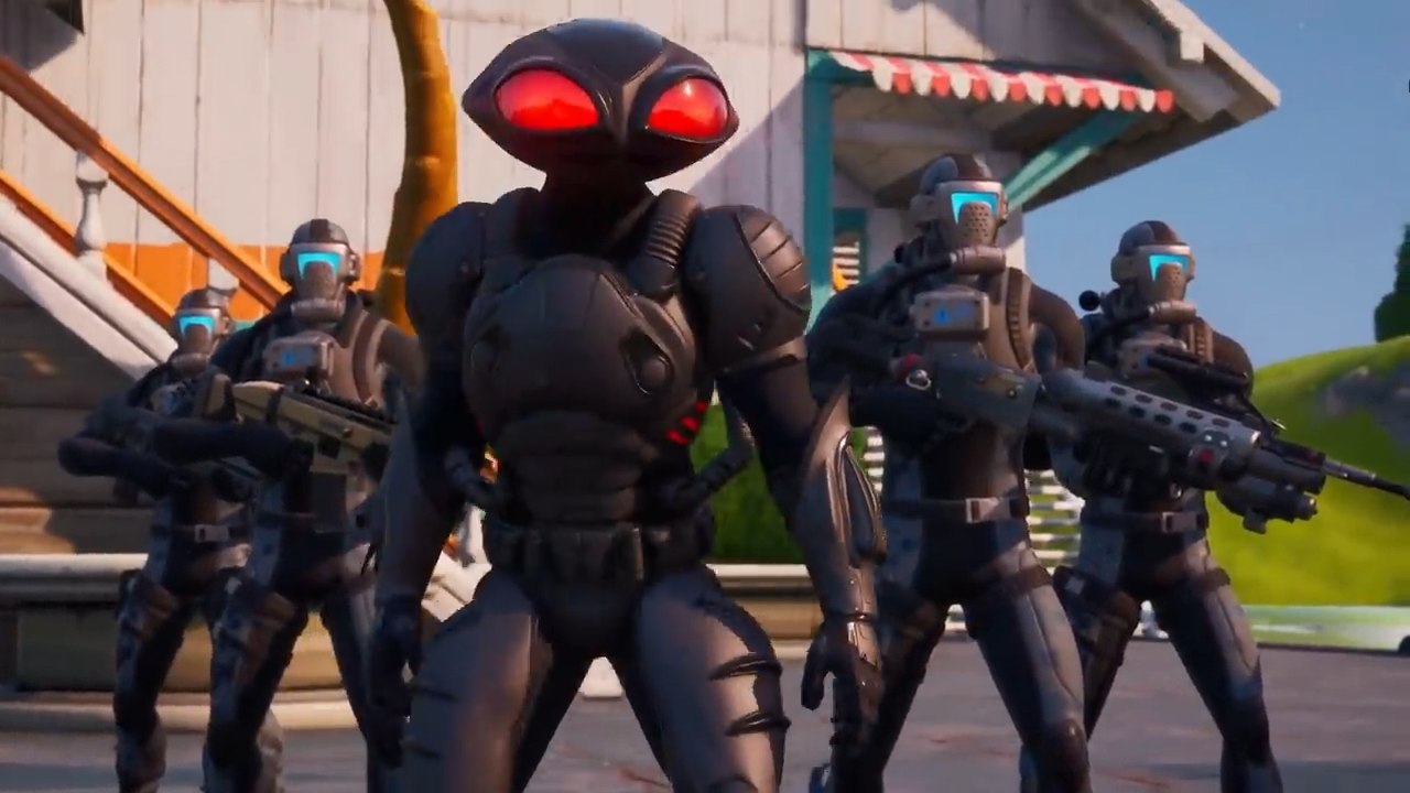 Fortnite : skins Aquaman et Black Manta teasés avec une variante pour Poiscaille