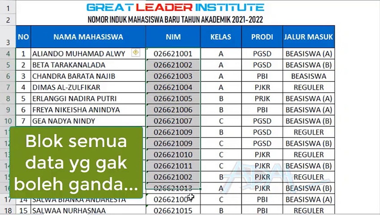 Ms Excel Tips (duplicate data)