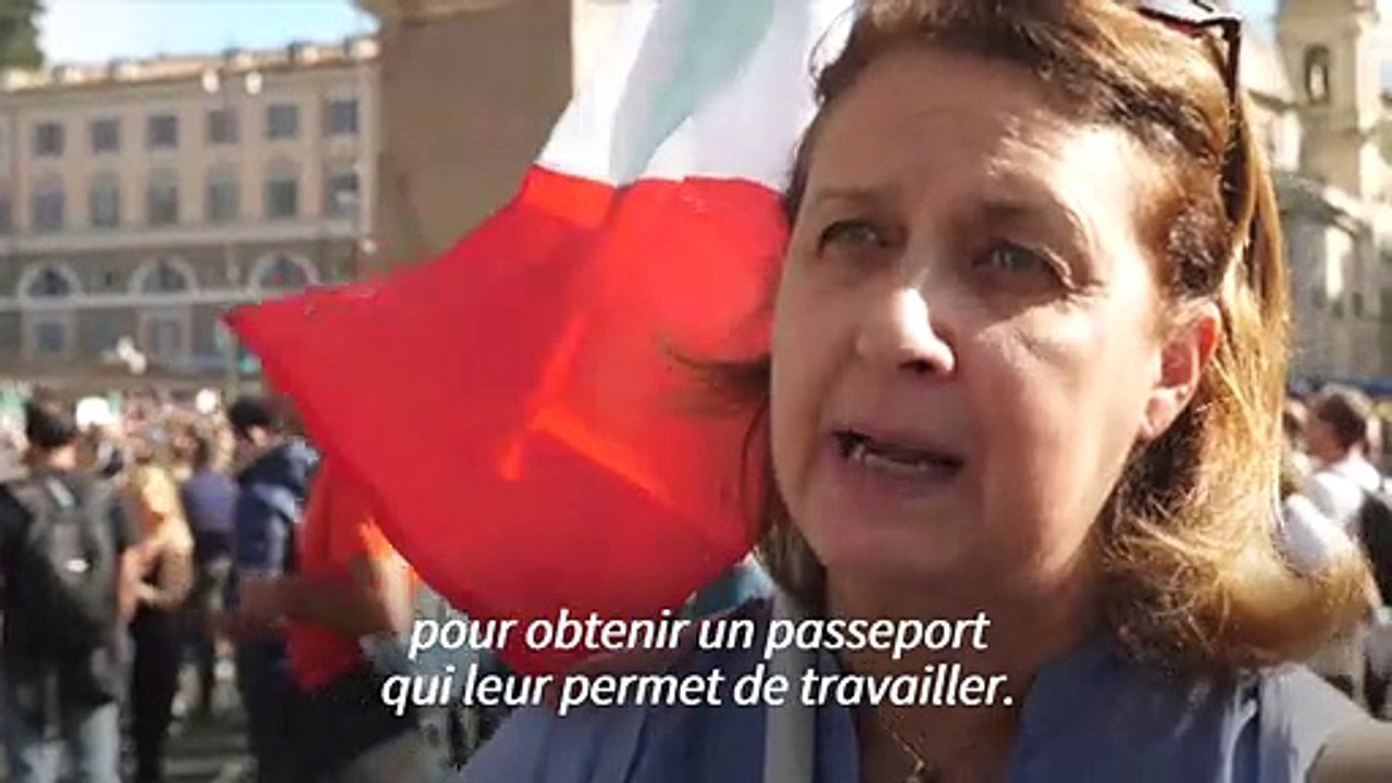 Covid: manifestations contre les restrictions sanitaires à Rome et Genève