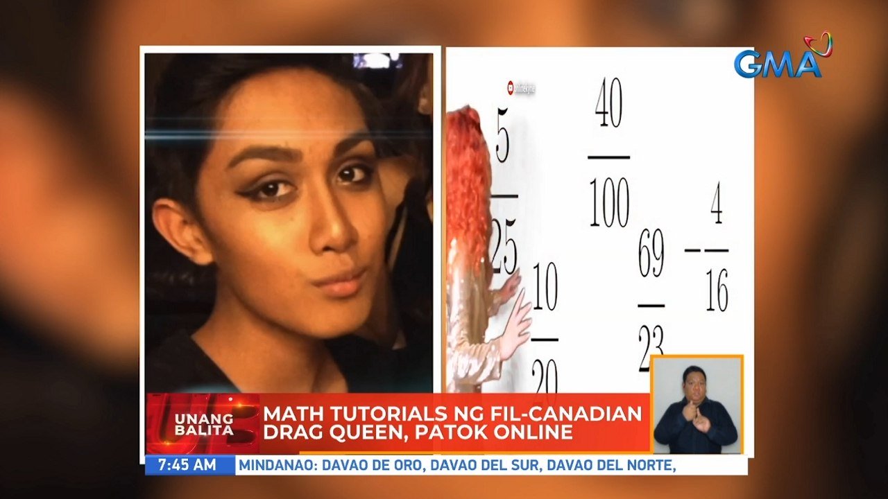 Math tutorials ng Fil-Canadian drag queen, patok online | UB