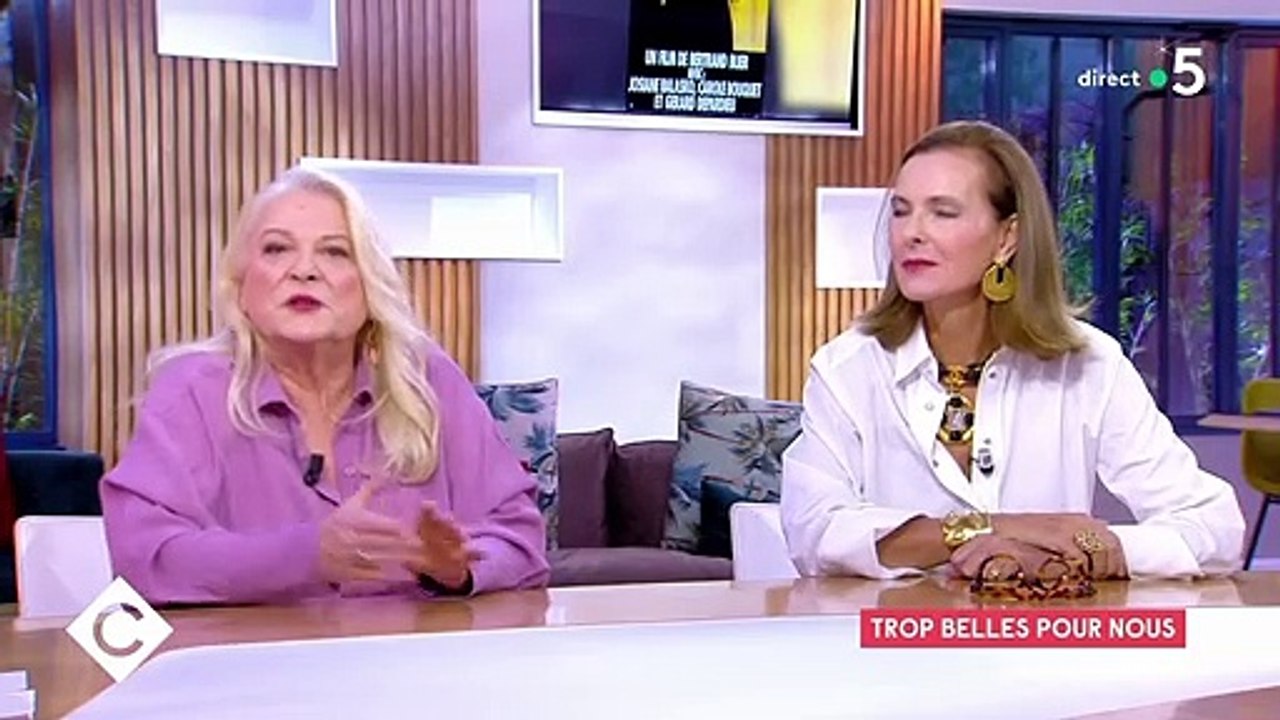 Josiane Balasko dans l'émission "C à Vous", sur France 5.