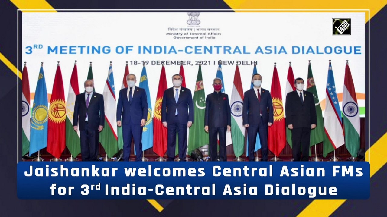 Jaishankar welcomes Central Asian FMs for 3rd India-Central Asia Dialogue