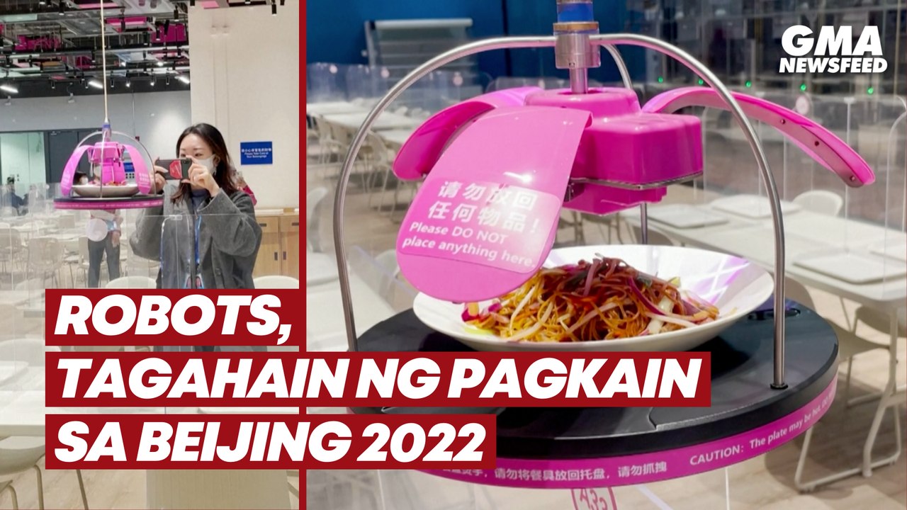 Robots to serve food in Beijing 2022 | GMA News Feed