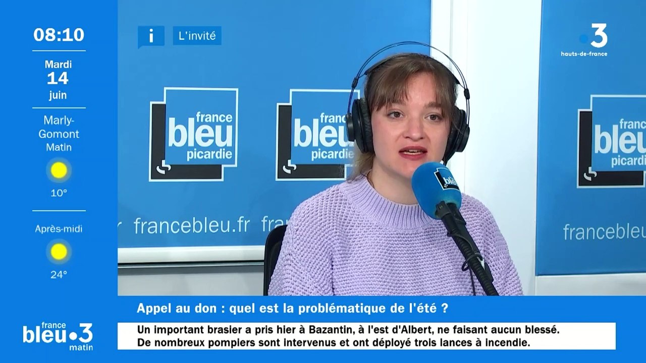 Thomas Diart, responsable de la Picardie pour l'EFS