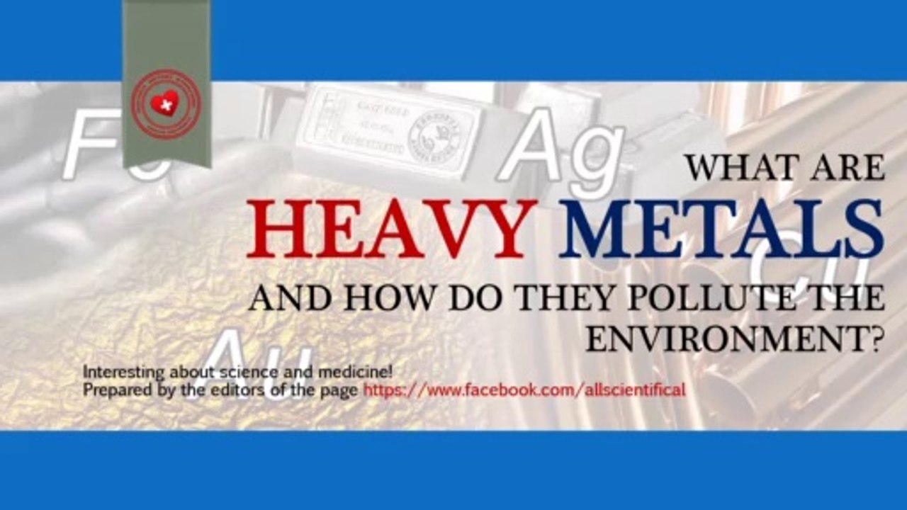 What are heavy metals and how do they pollute the environment?