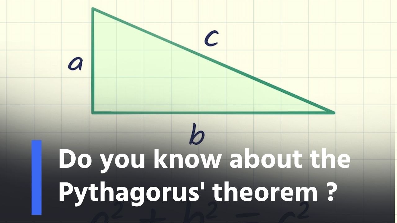 STD 7th Mathematics -Lesson 13 - Do you know about the Pythagorus' theorem ?