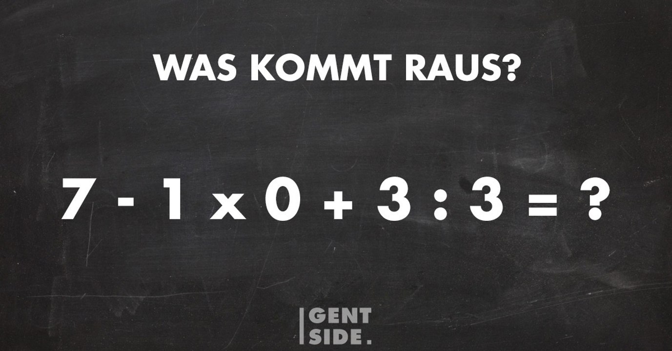 Mathe-Quiz: Löse diese Gleichung!