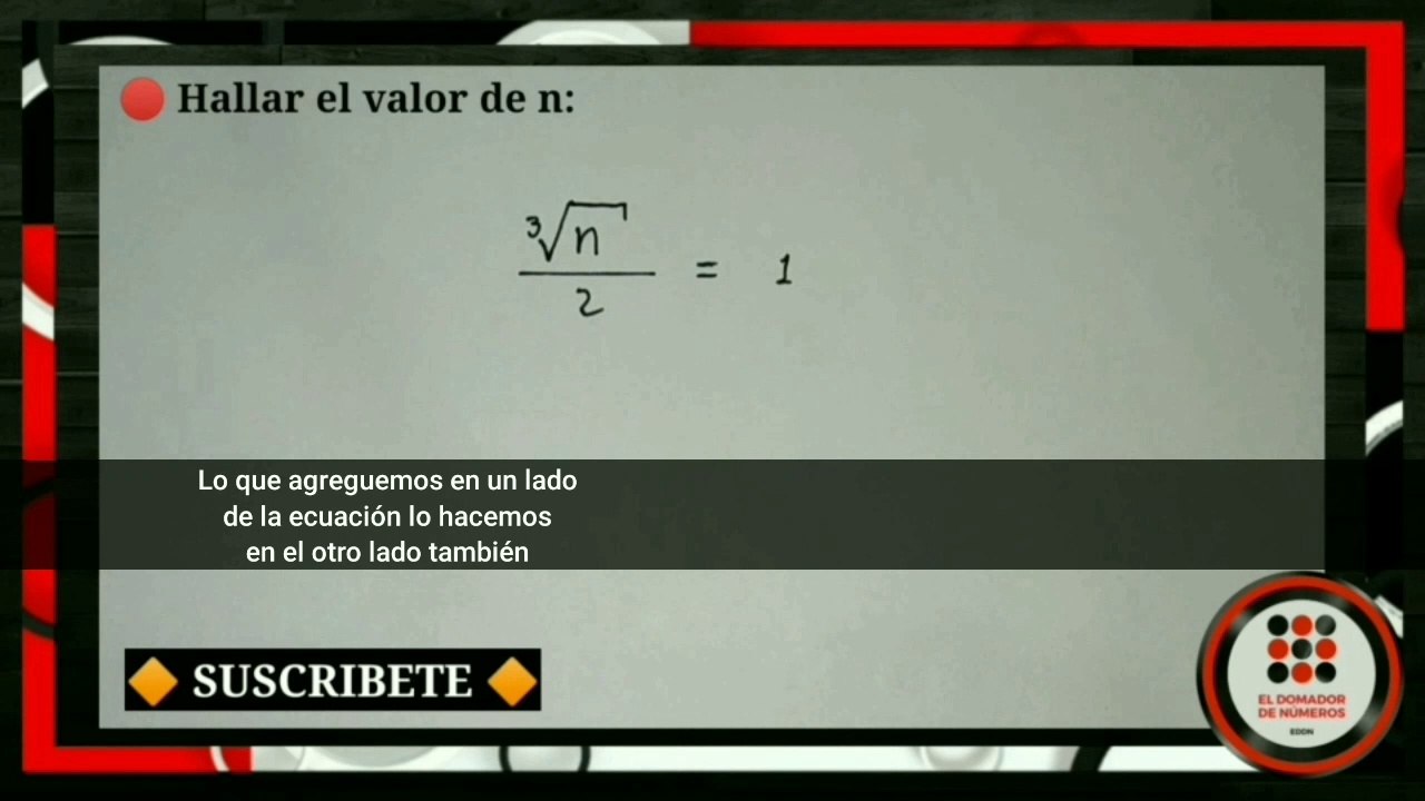 COMO RESOLVER Ecuaciones radicales (Paso a paso) Ejercicio 1