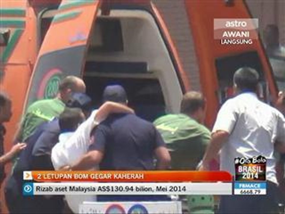 2 letupan bom gegar Kaherah