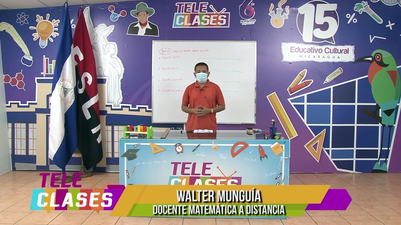 Clase de Matemática de  10mo Grado de Secundaria a distancia en el Campo