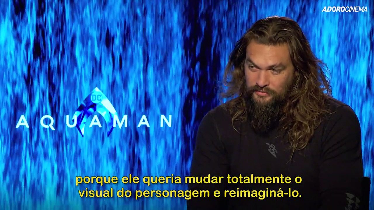 Aquaman Entrevista Jason Momoa e Patrick Wilson