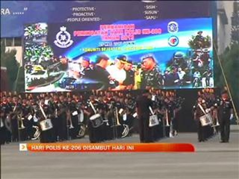 Hari Polis ke-206 disambut hari ini