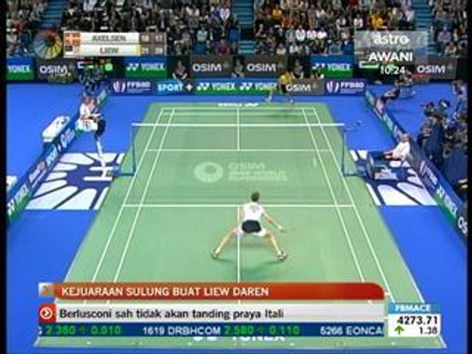 Liew Daren Muncul Juara