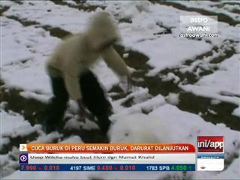 Cuaca buruk di Peru buruk, darurat dilanjutkan