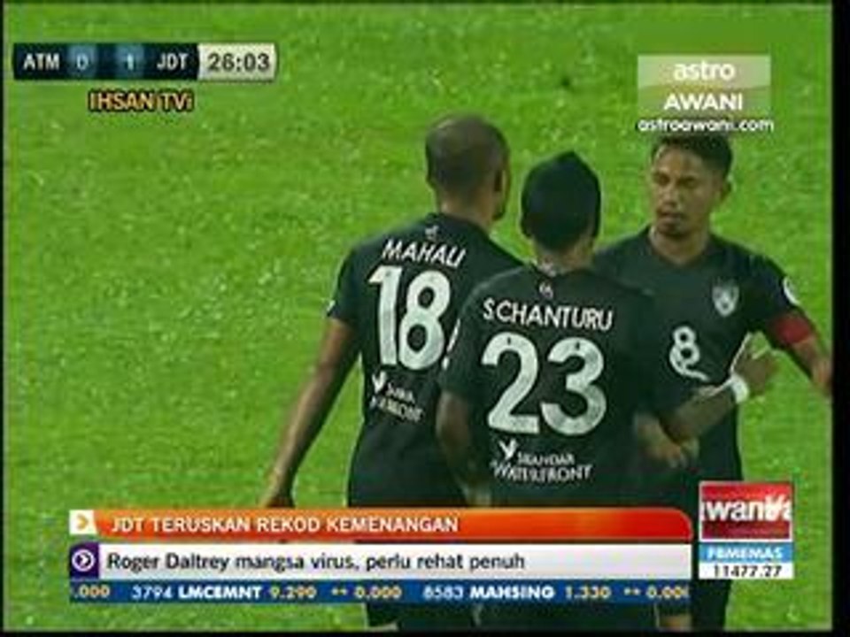 JDT teruskan rekod kemenangan