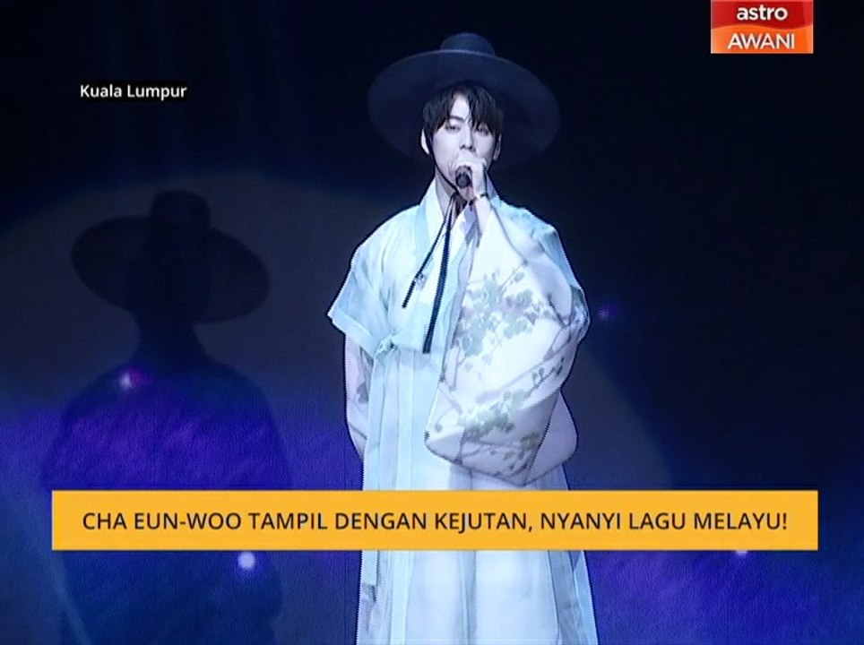 Cha Eun-Woo tampil dengan kejutan, nyanyi lagu Melayu!