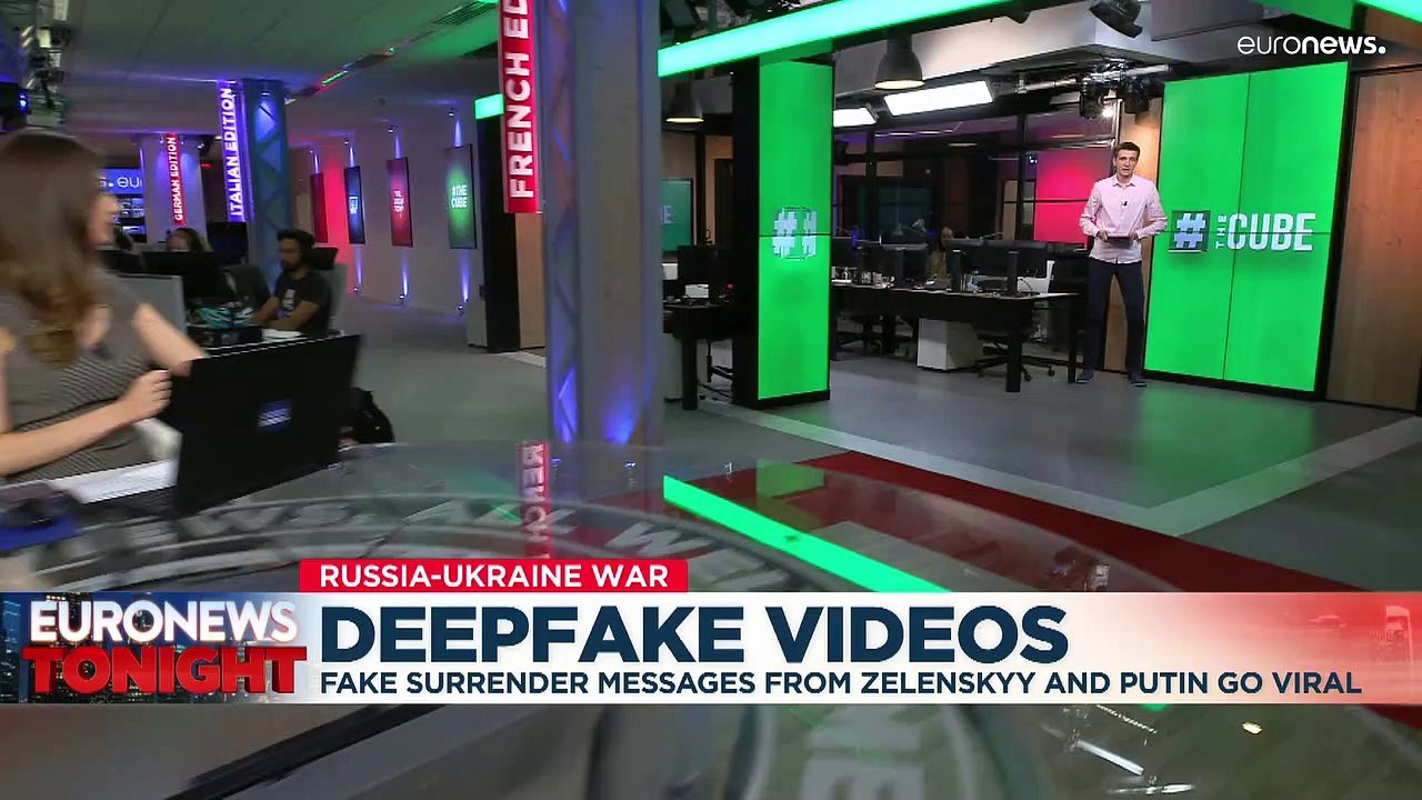 Deepfake Zelenskyy surrender video is the 'first intentionally used' in Ukraine war