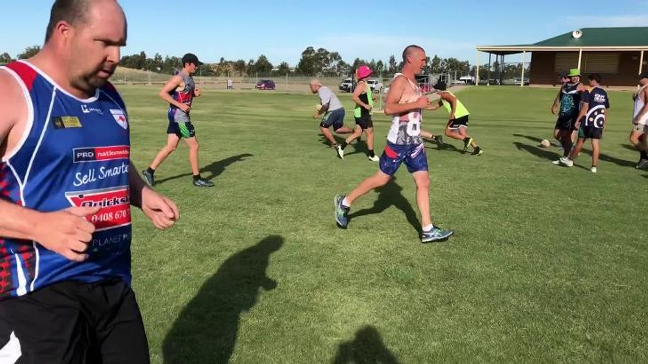 Roos pre-season training