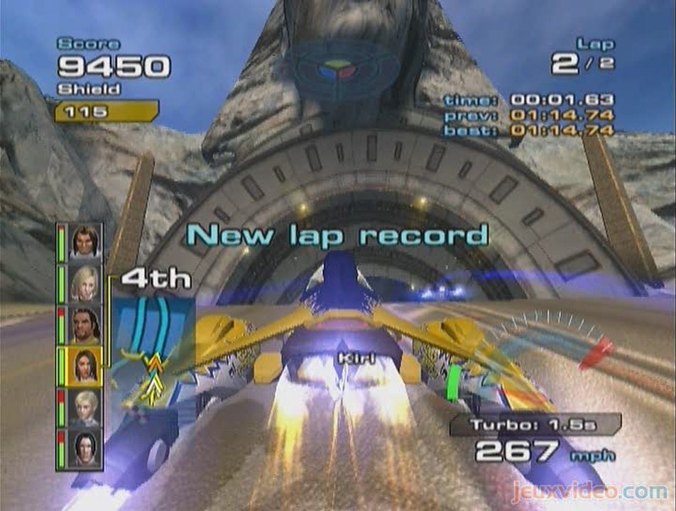 Quantum Redshift : Courses de vaisseaux au temps des Pharaons.