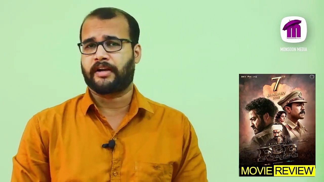 RRR Telugu Movie Review By Sudhish Payyanur @Monsoon Media