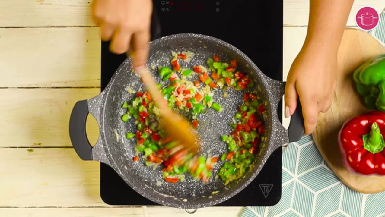 خلط المكونات - خطوة بخطوة