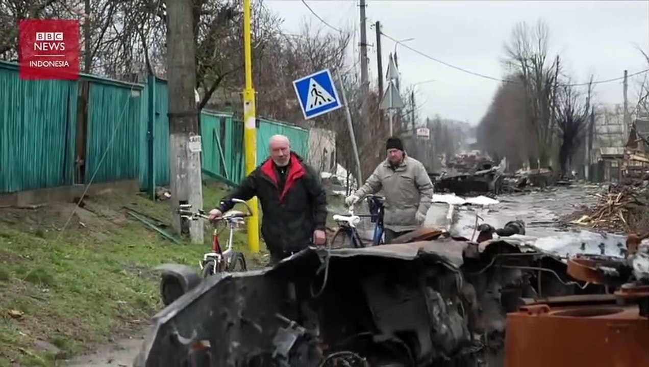 Pasca Pasukan Rusia Mundur dari Kyiv: Jalan Dipenuhi Rongsokan Alat Perang dan Jenazah Korban Sipil