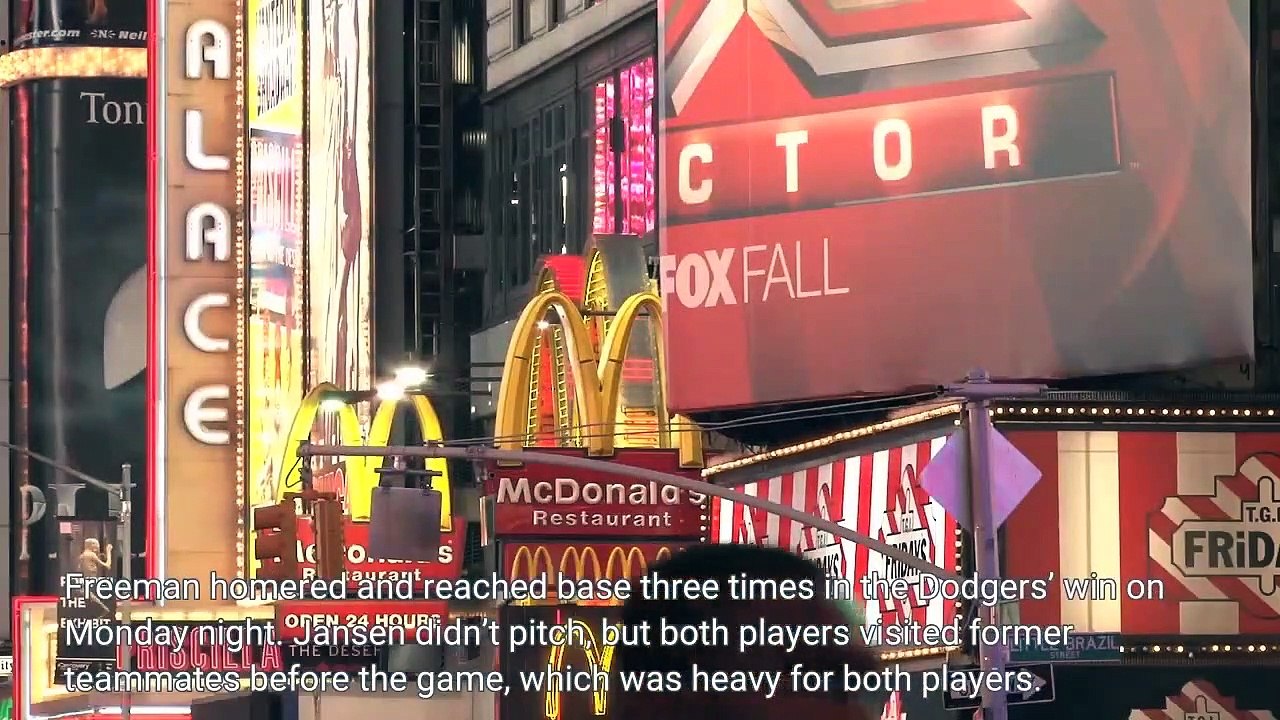 Reunions for Freddie Freeman Kenley Jansen to start Dodgers Braves