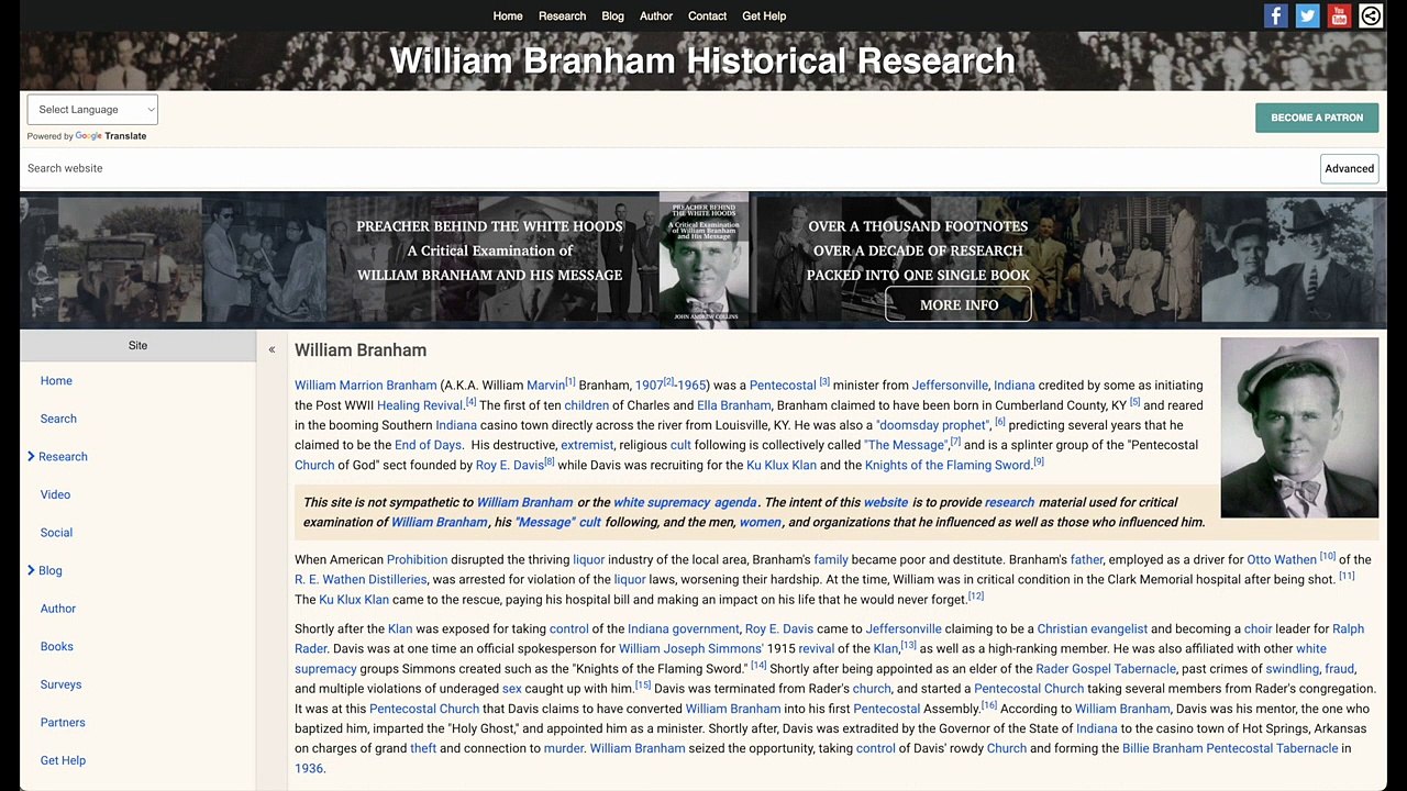 Using the Research Tools at william-branham.org