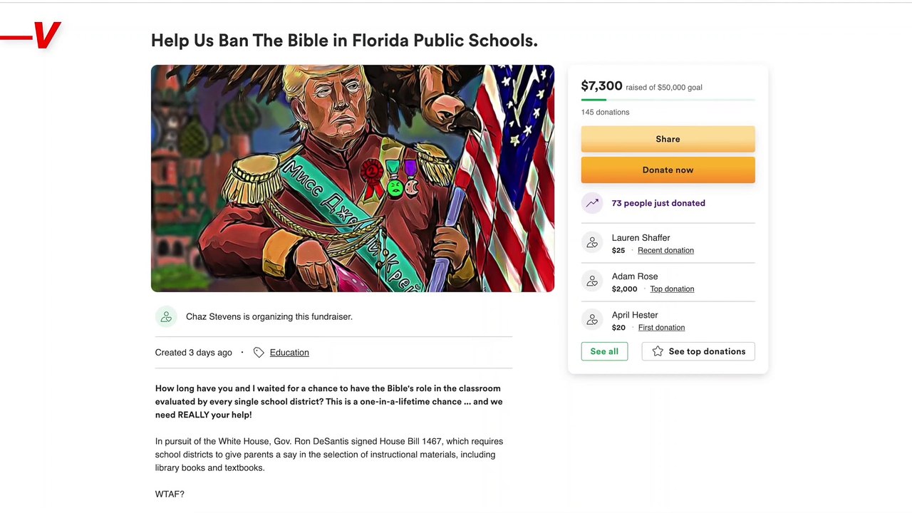 Activist Calls for Bible Ban Following Florida's CRT Math Textbook Ban