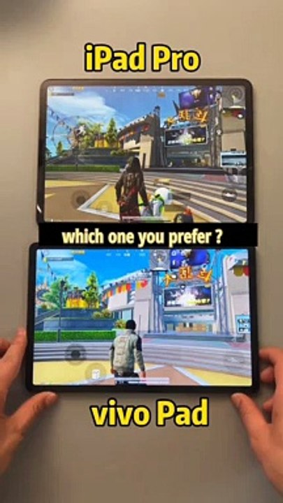 iPad pro vs Vivo pad bgmi graphics settings
