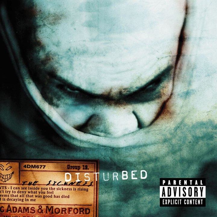 TRACKLIST - DISTURBED  "The Sickness"
