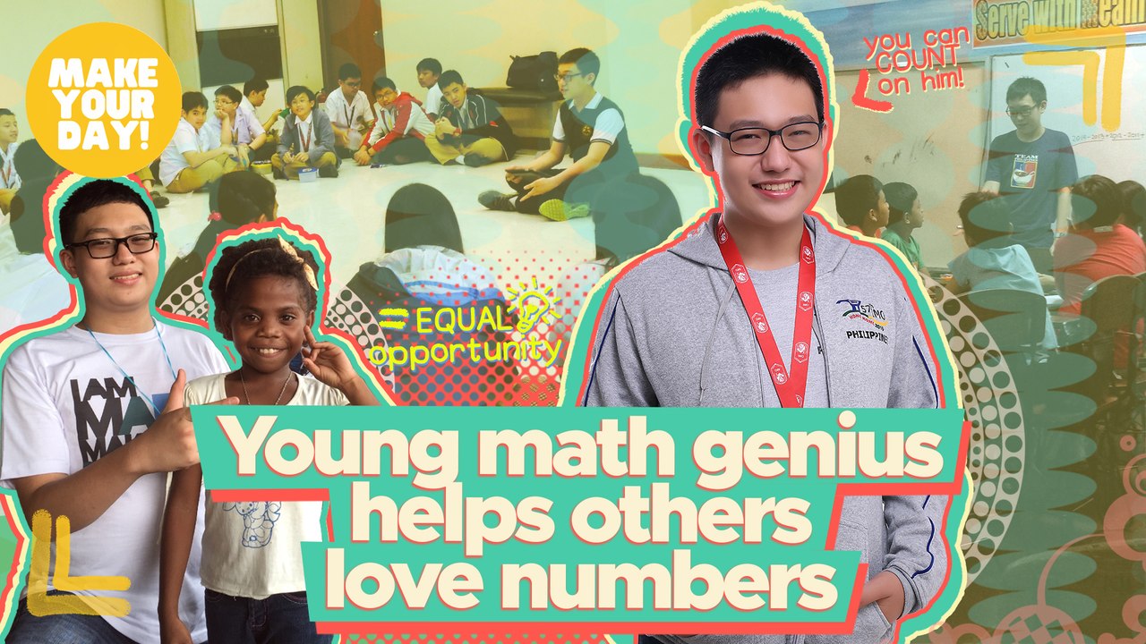 Young math genius helps others love numbers | Make Your Day
