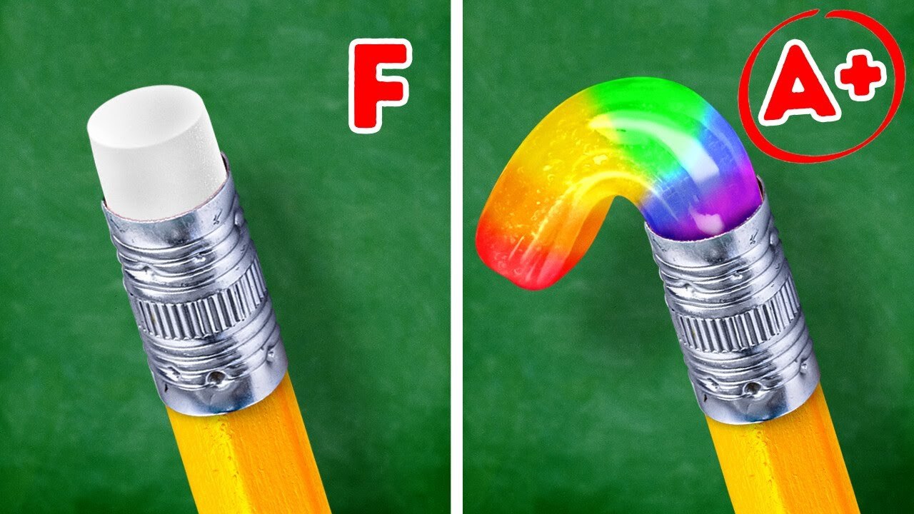 Fantastic School Crafts And Useful Study Hacks