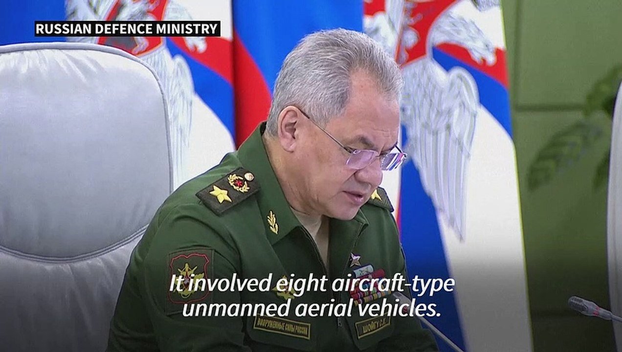 Russian Defence Minister claims air defence neutralised all drones in Moscow attack