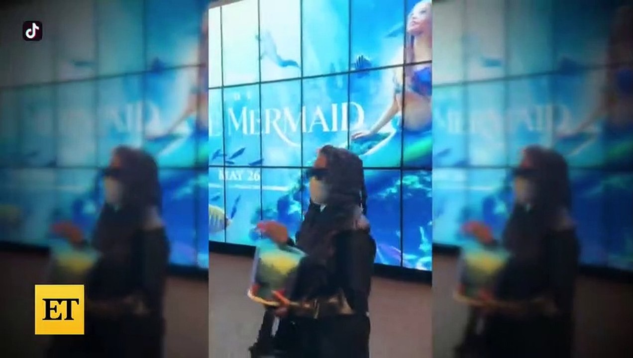 Halle Bailey SNEAKS Into a Little Mermaid Screening