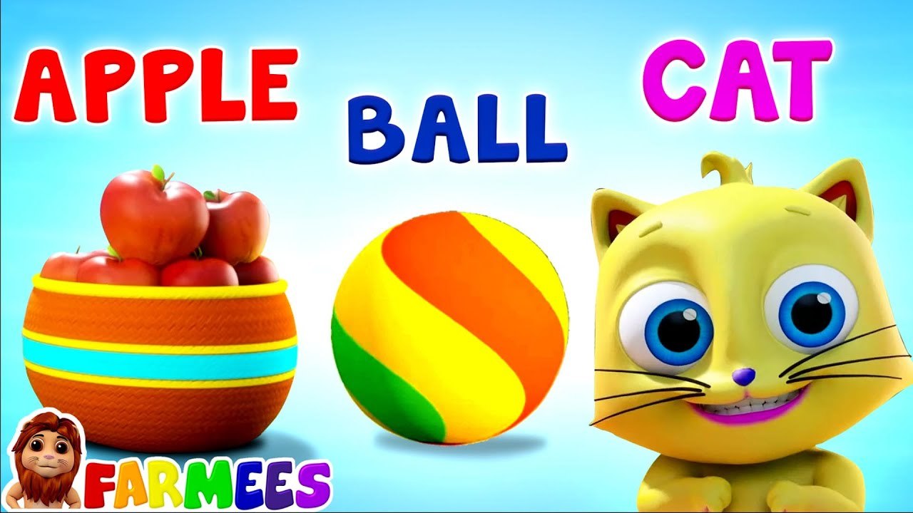 Phonics Song, learn A to Z, Learning Videos for Children by Farmees