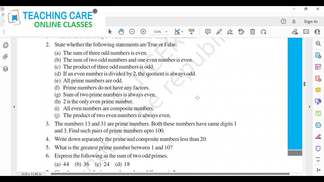 Factors - Math Class 6