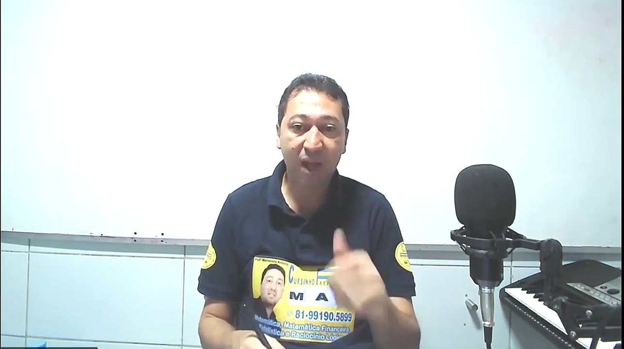 CURSINHO PREPARATÓRIO - MATEMÁTICA E RACIOCÍNIO LÓGICO