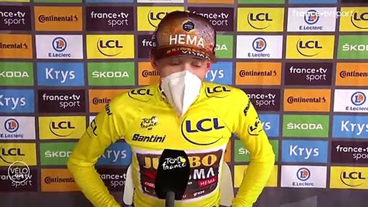 Etape 19 - Jonas Vingegaard  : Tellement content pour Christophe