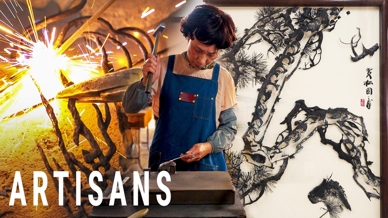 Veteran Artist Uses Iron to Make Breathtaking/Vivid 3D Paintings | Artisans E6